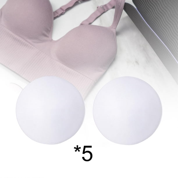Almohadillas para de 10 Uds., almohadillas de esponja transpirables, accesorios de ropa para mujer, almohadillas para copas de de blanco Fernando Inserciones de almohadillas para sujetador