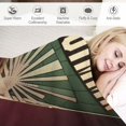thumbnail image 3 of COMIO  Alcohol Throw Blanket, Hand-Drawn Cosmopolitan Cocktail on Retro Grungy Background with Starburst Ornament, Flannel Accent Piece Soft Couch Cover for Adults, Multicolor, 3 of 6