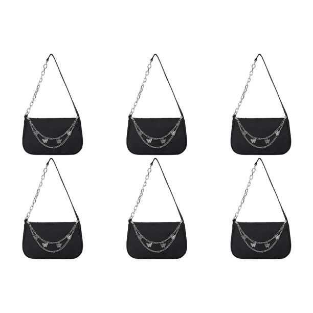 Mujer Mariposa Cadena Axila Bolso Casual Pequeños Bolsos ()