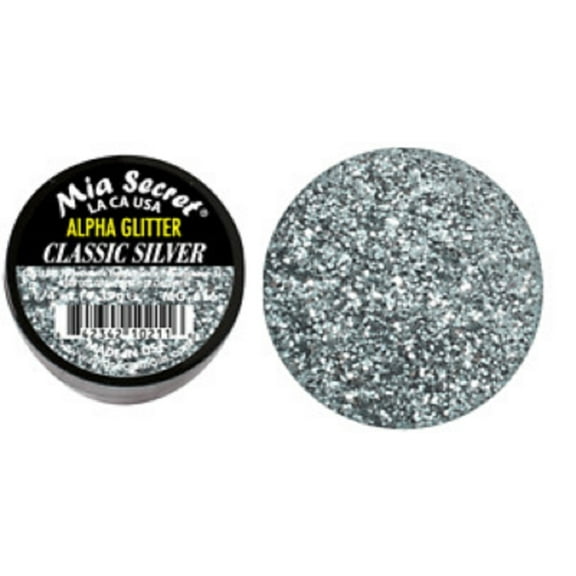 MIA SECRET (PL400-MG616) Classic Silver (ALPHA GLITTER)