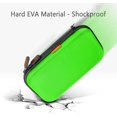 thumbnail image 4 of Power Bank Storage Case Hard EVA Protective Travel Case – Small Electronic Carrying Pouch for Hard Drive, Cell Phone, Charging Cable, External Battery, Earbuds (Light Green), 4 of 5