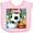 AD-Pink, variant on Inktastic Soccer Superhero Boys or Girls Baby Bib