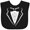 AB-Black, variant on Inktastic Tuxedo Boys Baby Bib