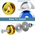 thumbnail image 3 of Rolling Gears JDM Bumper Quick Release Front Rear Bumper Fasteners, 4 Piece (Gold), 8 x O-Ring, 3 of 4