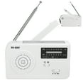 thumbnail image 3 of /AM Solar , Chargeable Portable Multifunctional Hand Crank , For Disaster Relief White,Blue, 3 of 8