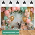 thumbnail image 2 of 210X150cm Fondo de Cumpleaños de Animales del Bosque para Niños Fondo de Fotografía de Globos de Fiesta Decoración de Fiesta de Tela, F, 2 of 5