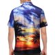 thumbnail image 5 of Camisa de playa de manga corta hawaiana para hombre, camisas informales con botones de verano estampadas Pompotops oipoqjl44765, 5 of 7