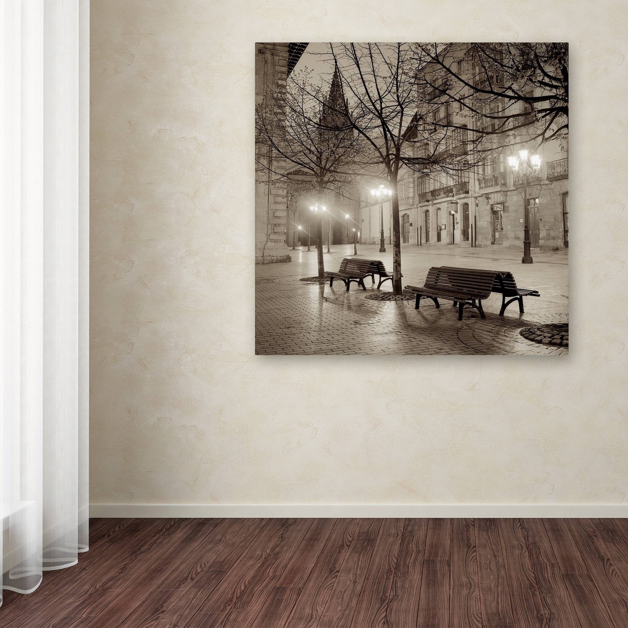Trademark Fine Art "Oveido Cathedral Bancs II" Canvas Art by Alan Blaustein