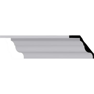 9 1/8"H x 5 7/8"P x 10 3/4"F x 94 1/2"L Robin Crown Moulding