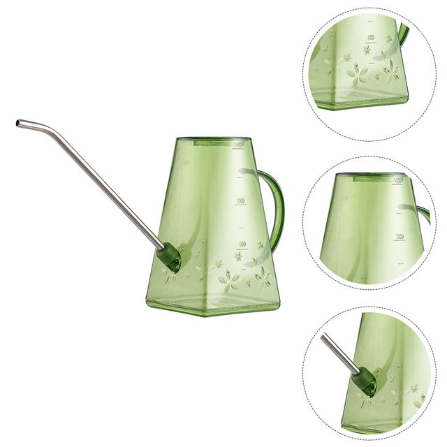 FENGGUIQU 1Ud Regadera Ergonómica De Plástico Y Para De Plantas Con Transparente