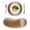 Brown, variant on Brown Ombre Round 15 Inch Placemats Set of 8, Vintage Country Wooden HeatResistant Non Slip Place Mats for Dining Table, Wipeable Braided Kitchen Table Mats for Housewarming