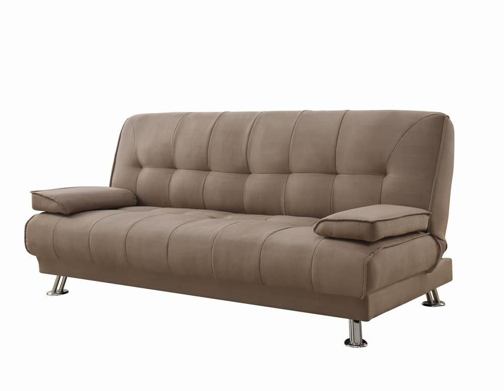 microfiber tan sofa bed