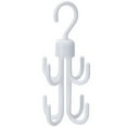 thumbnail image 3 of Huayishang Locker Shelf Claw Hook 360 Degrees Rotatable Wardrobe Multifunctional Bag Tie Drying Rack Rack Hook White, Kitchen Essentials Clearance Sale White, 3 of 5
