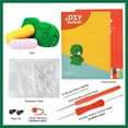 thumbnail image 3 of Beginner Crochet Kit, Dinosaur Starter Crochet Animal Kit with Yarn and Tutorial, Starter Pack for Adults and Kids, Green, 3 of 6