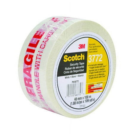 3M COMPANY 3772 48x100 Fragile Seal Tape