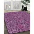 thumbnail image 3 of Ahgly Company Machine Washable Indoor Square Transitional Orchid Purple Area Rugs, 8' Square, 3 of 7