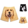 thumbnail image 5 of Funny Dog Shorts Casual Walking Home Sleepwear Creative Men Casual Shorts M-5XL, 5 of 6