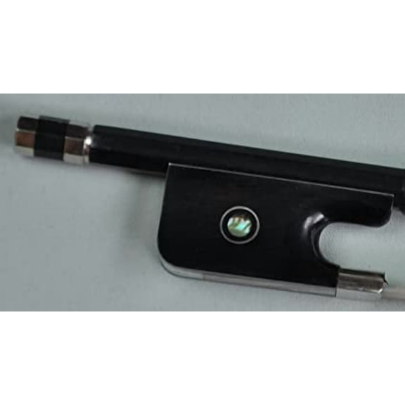 New Carbon Fiber cello Bow Ebony Frog Parisian silver mounted Round 4/4