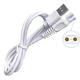 thumbnail image 1 of Cordon de Chargeur USB Compatible avec Finish Touch, Corps Impeccable, Rasoir Rechargeable pour Femmes (Blanc, Remplacement ChargeX1), 1 of 8