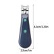 thumbnail image 3 of Stainless Steel Nail Clippers Straight Blades Toenail Clippers Nail Trimmer Cutter for Thick Nail and Ingrown Toenails wine red, 3 of 4