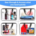 thumbnail image 4 of Large Toy Storage Bags,4 Pack Clear Pvc Zipper Bags,Waterproof Toiletry Bags,Portable Travel Luggage Pouch,Makeup Organizer Bags, 4 of 7