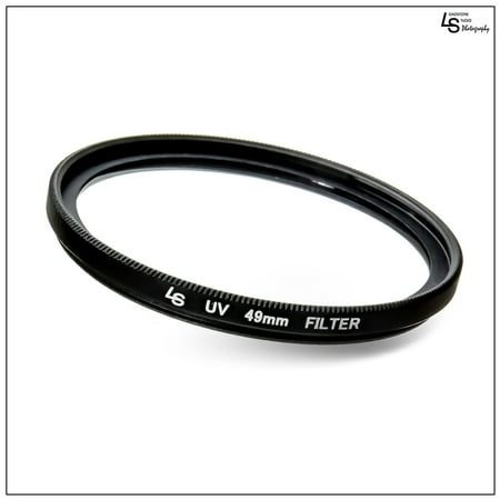 49mm Pro Series Ultraviolet Ray UV Light Protection Low Profile Filter for Canon and Nikon DSLR Camera Lenses by Loadstone Studio WMLS1205 49mm Pro Series Ultraviolet Ray UV Light Protection Low Profile Filter for Canon and Nikon DSLR Camera Lenses by Loadstone Studio WMLS1205