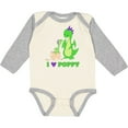 thumbnail image 3 of Inktastic I Love Poppy Boys or Girls Long Sleeve Baby Bodysuit, 3 of 5