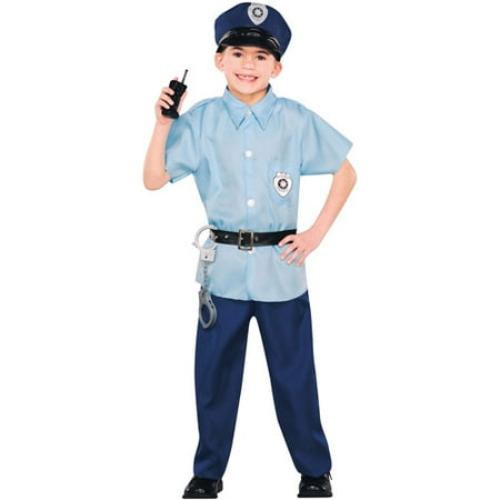 officer police costume halloween child boys
