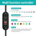 thumbnail image 2 of 24/7 Lighting Full Spectrum Aquarium Light 18W LED Fish Tank Light with Extendable Bracket Adjustable Timer Brightness with External Controller for Fish Tank Planted Tank, 2 of 6