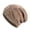 Khaki, variant on Jamicy Beanie Hat for Men and Women Elastic Winter Warm Hats Knit Slouchy Thick Skull Cap Ear Protection Cold Hat