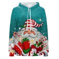 thumbnail image 4 of Chandails à Capuchon de Noël pour Femmes en Liquidation, Imprimé Mode, Hauts à Manches Longues, Blouse à Capuche, Chandail, 4 of 5