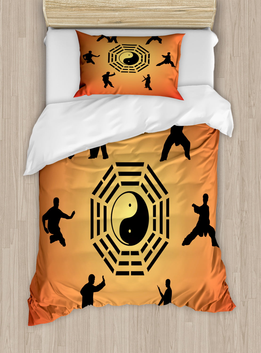 Decorative Bedding Set, Karate Duvet Cover