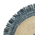 thumbnail image 4 of SAFAVIEH Cape Cod Keeleigh Braided Area Rug, 8' x 8' Round, Ivory/Denim, 4 of 6