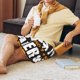 thumbnail image 5 of Balery Not All Who Wander Are Lost4 Pantalones cortos de pijama de punto de algodón para hombre con cinturilla y bolsillos-3X-Large, 5 of 6