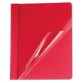 thumbnail image 1 of Attaches de Couverture avant Transparentes Taille Lettre Rouge 25/boîte, 1 of 1