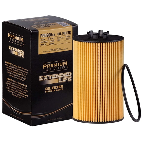 Premium Guard Extended Life Oil Filter up to 10k Miles PG5906EX | Fits 2008-2015 Mercedes-Benz C63 AMG, 2007-2011 E63 AMG, 2008-2010 S63 AMG, 2011-2015 SLS AMG, 2009-2012 SL63 AMG