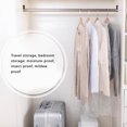 thumbnail image 3 of VONKY Disposable Clear Plastic Dust-proof Bag Clothes Coat Hanging Cover Moisture-proof Storage Pouch M, 3 of 6