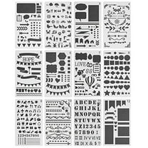 Mr. Pen- Journaling Stencil, 12 Pack, Stencils, 4x7 Inch, Bullet Journaling Supplies