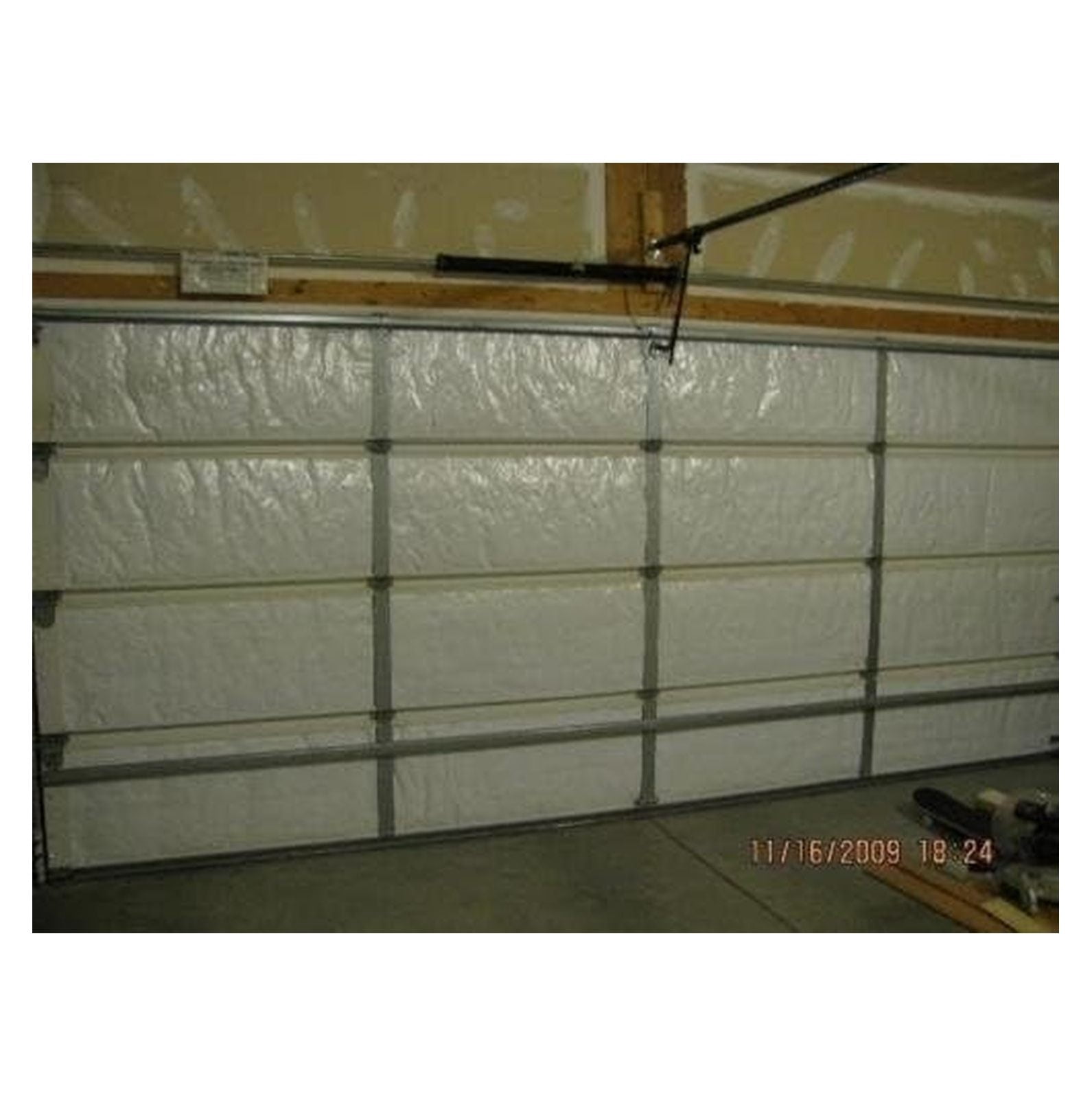 NASA TECH Reflective White Foam Garage Door Insulation Kit 8L x 7H