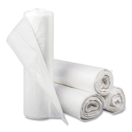 High-Density Commercial Can Liners 60 gal, 16 microns, 43" x 48", Natural, 200/Carton