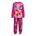 thumbnail image 5 of Disney 100 Girls Velour Long Sleeve Top and Pants Pajama Set, 2-Piece, Sizes 4-12, 5 of 5