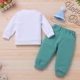 thumbnail image 3 of IDOPIP Infant Baby First Birthday Cake Smash Outfit Sets Comfy Fall Crewneck Pullover Cute Green Pants Size 12-18M, 3 of 7