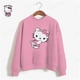 thumbnail image 2 of Sudaderas de mujer 2024, suéteres coreanos dulces de cuello redondo, sudaderas gruesas de otoño HELLO KITTY, sudaderas holgadas de color caramelo, ropa de mujer y2k, 2 of 5