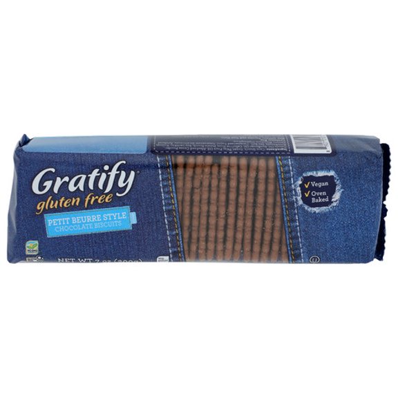 Gratify Chocolate Biscuits 7.01 oz (Pack of 12)