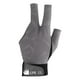 thumbnail image 1 of Guante de billar de tres dedos Zulema para mano izquierda antideslizante Gris, 1 of 8