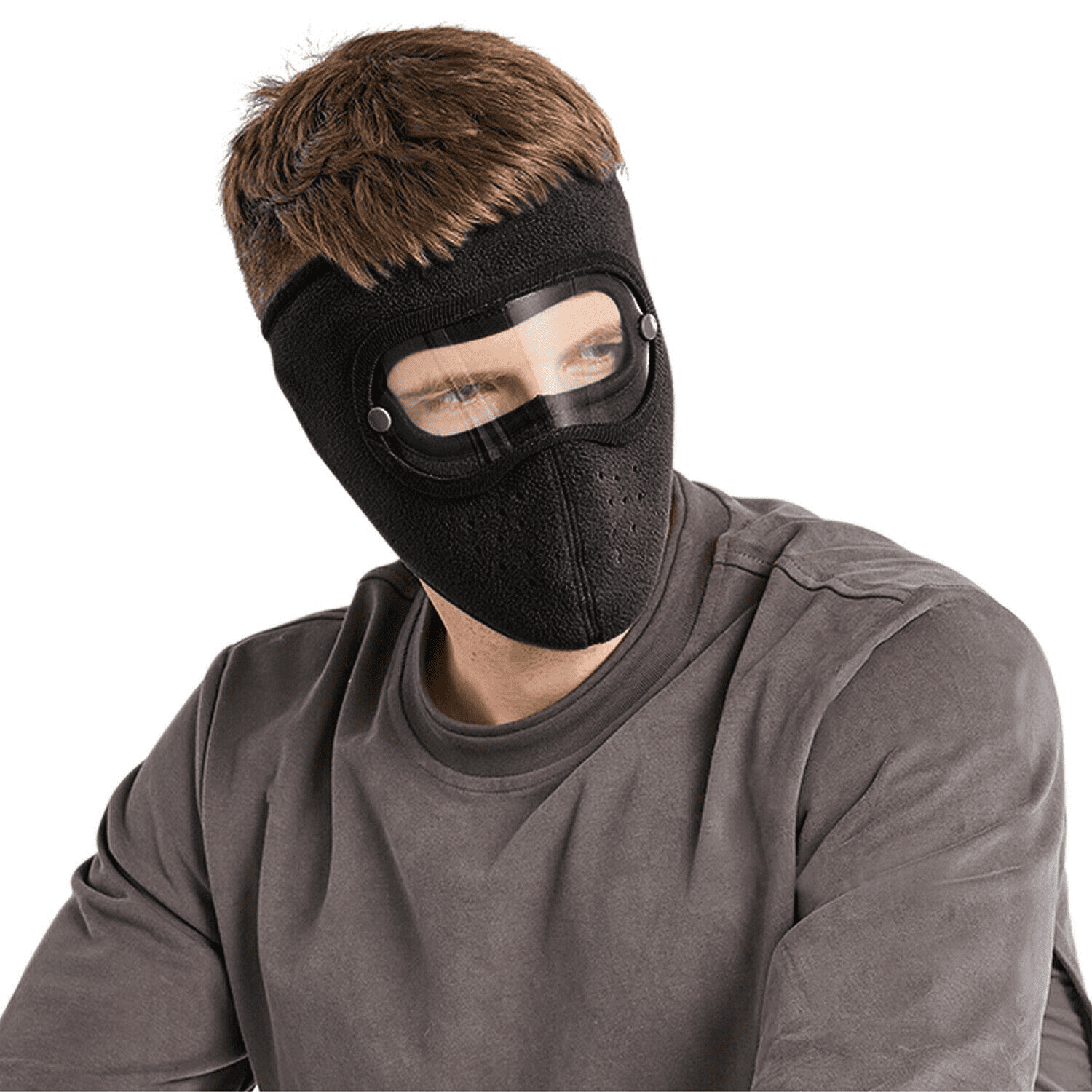 Ultimate Protection from The Elements Fishing & Camping Balaclava Face Mask Cold Weather Ski Mask for Men Windproof Winter Snow Gear For Hunting Hunter Orange 
