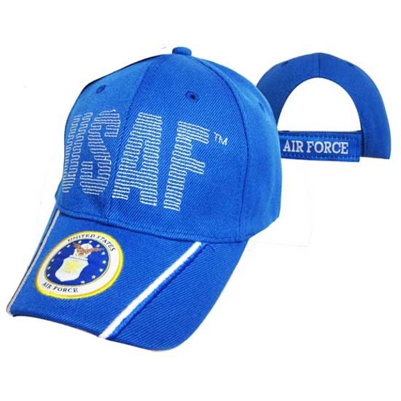US Air Force Seal Crest Stitched Letter Crest Blue Embroidered Cap CAP597D Hat