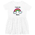 thumbnail image 3 of Inktastic I Love My Mama Girls Toddler Dress, 3 of 5