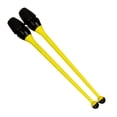 thumbnail image 3 of 2 palos de gimnasia para baile, 16,14" de largo, conectables, rítmicos amarillo, 3 of 8