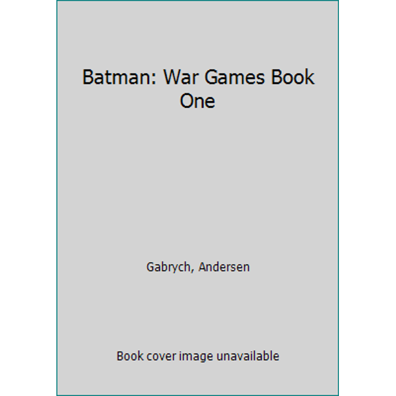 Pre-Owned Batman: War Games Book One (Paperback) 1401258131 9781401258139